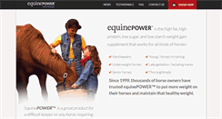 Desktop Screenshot of equinepower.com