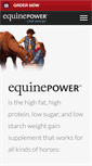 Mobile Screenshot of equinepower.com