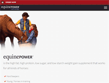 Tablet Screenshot of equinepower.com